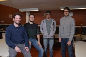 (De izq. a der.) Agustín Gravano, Pablo Brusco, Juan Manuel Pérez, Ramiro Gálvez. Foto: Diana Martinez Llaser.
