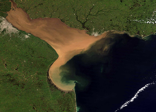 Imagen RGB del Río de la Plata.m Gentileza Ana Dogliotti.